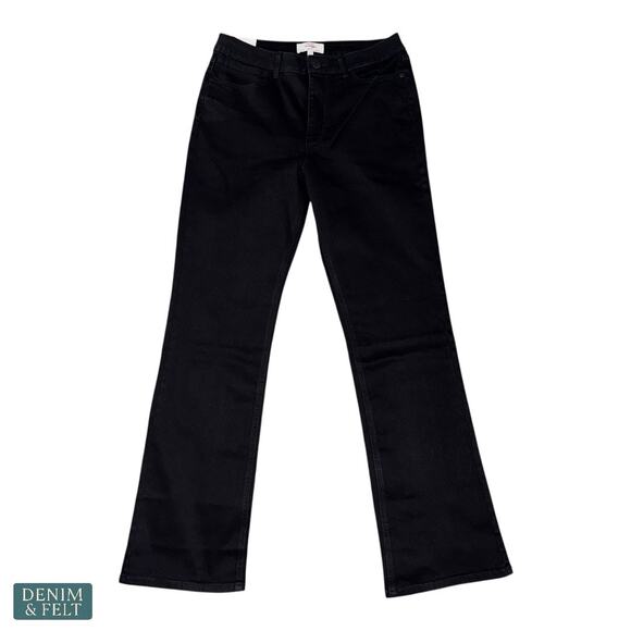 Wrangler Women’s Black Bootcut Jeans Size 12/32 Classic Fit Mid Rise Denim Pants - Picture 1 of 7